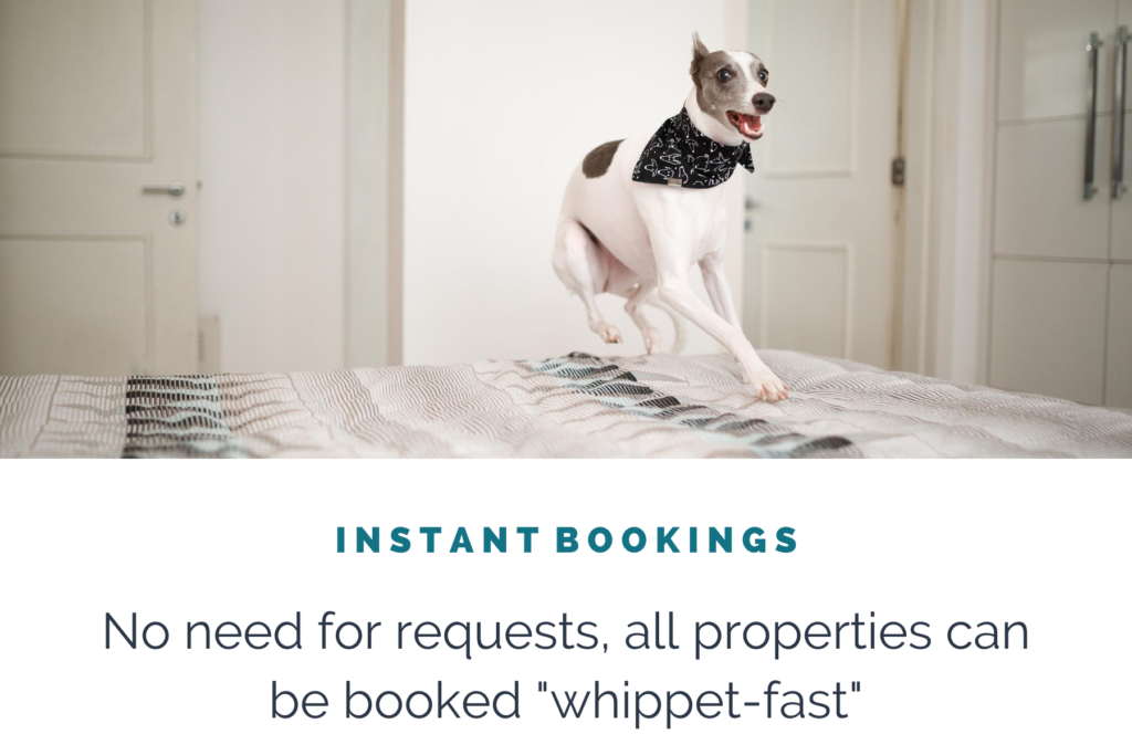 INSTANT BOOKINGS