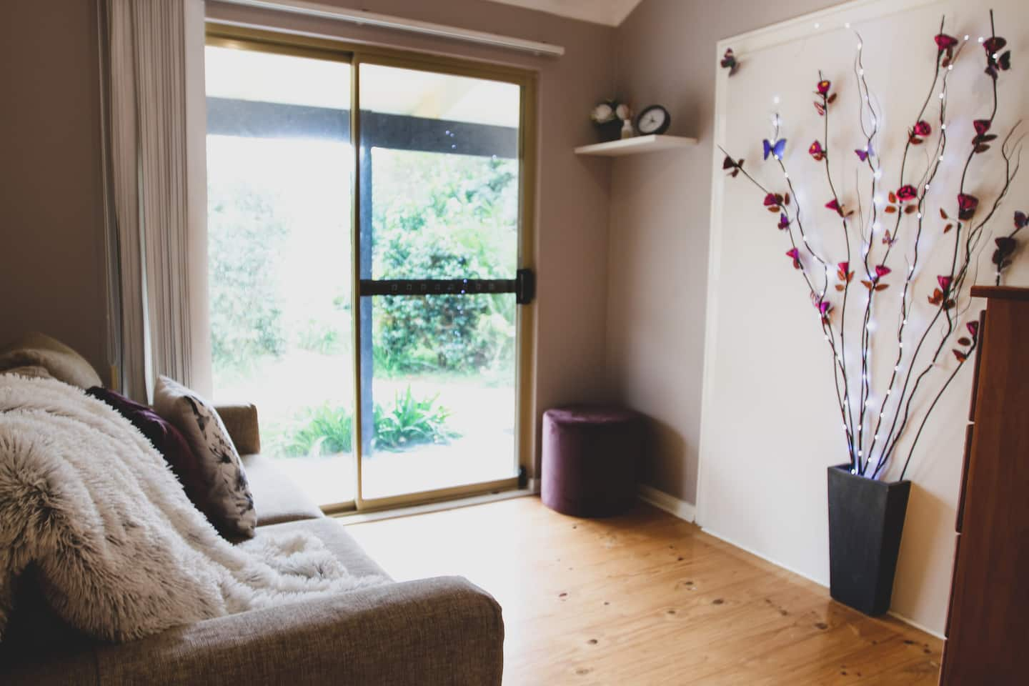 The TV room converted to a lounge