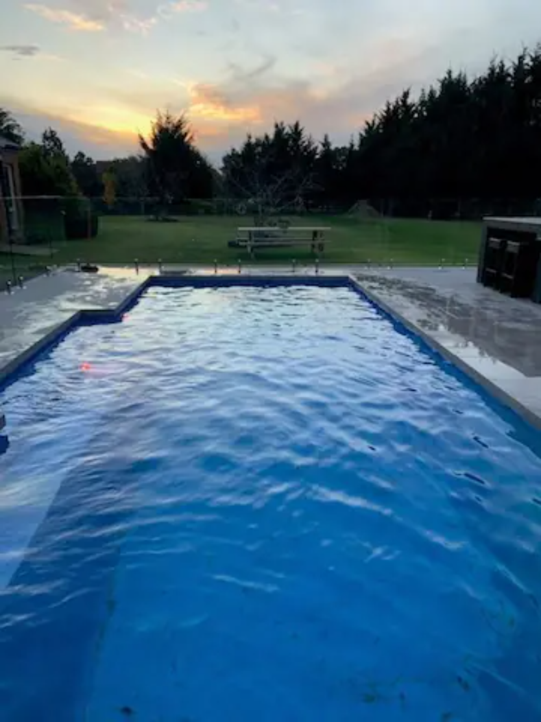 Pool Sunset